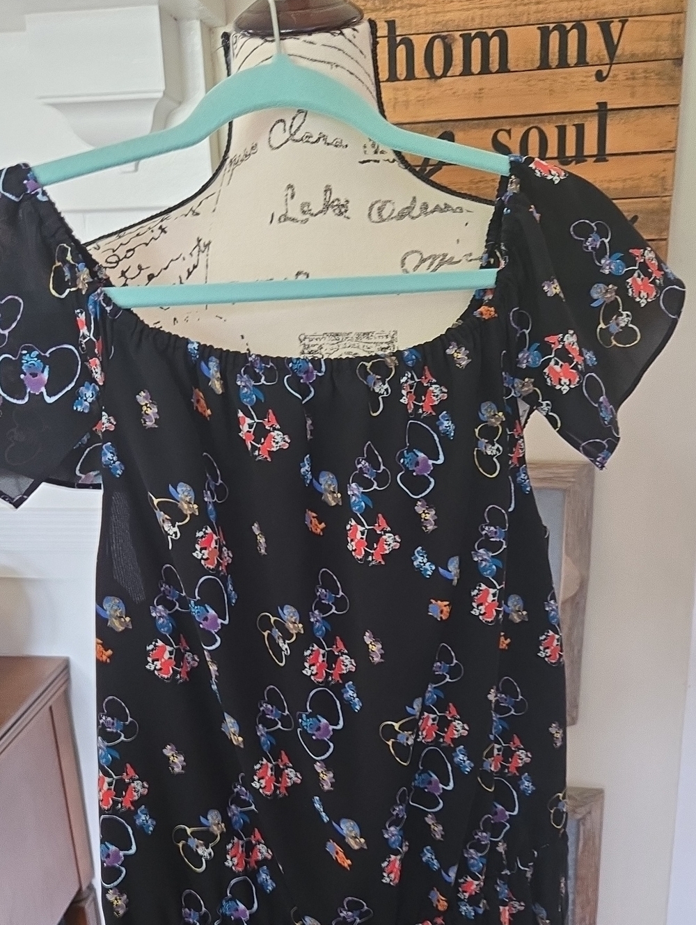 Rebecca Minkoff Black Mini Romper with Multicolor Floral Print - Picture 6 of 9